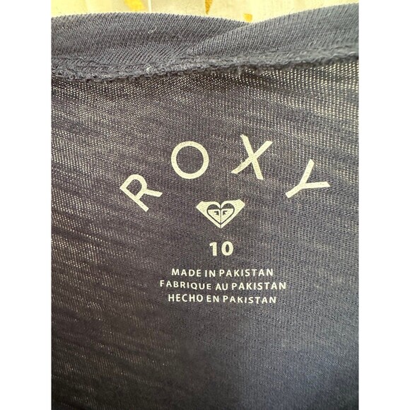 Roxy Girl NWT 100% Cotton Gradual Awaking Lightweight Long Sleeve Tee T-Shirt 10 - Picture 4 of 4